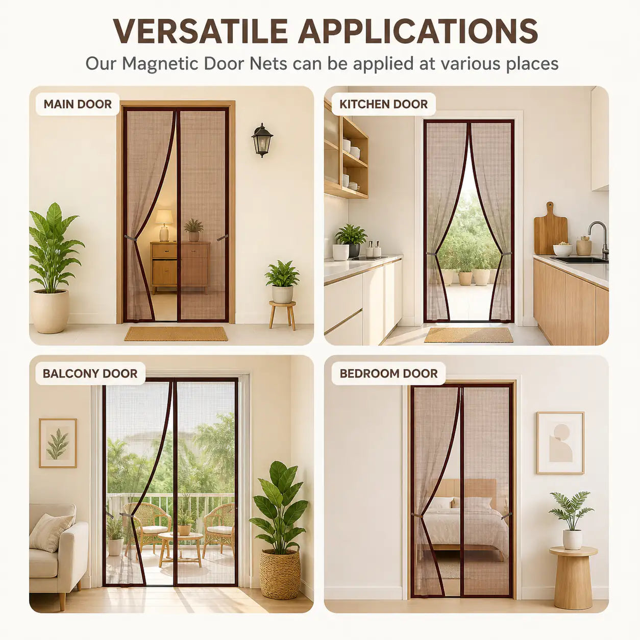 Mosquito Magnetic Door Net