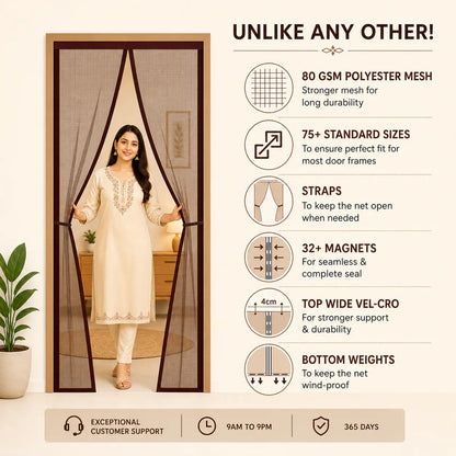 Mosquito Magnetic Door Net